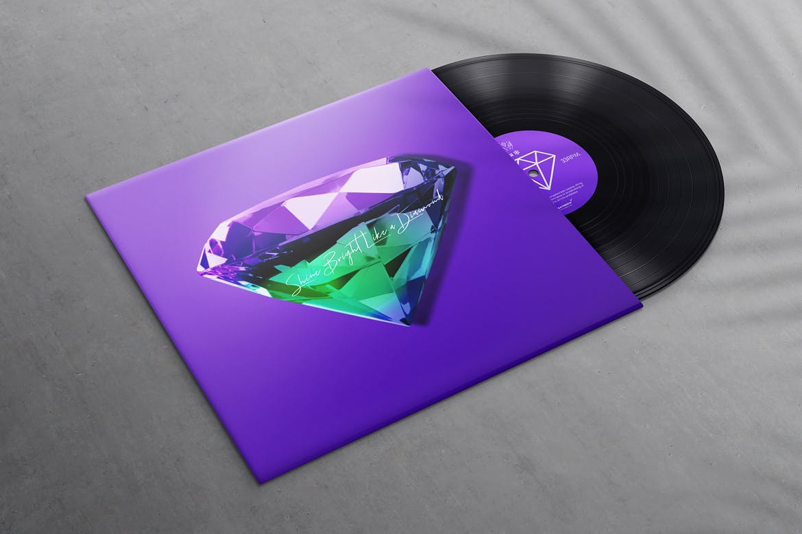 乙烯基唱片专辑设计效果图素材库精选v2 Vinyl Record Album Mock-Ups Vol.2插图(1)