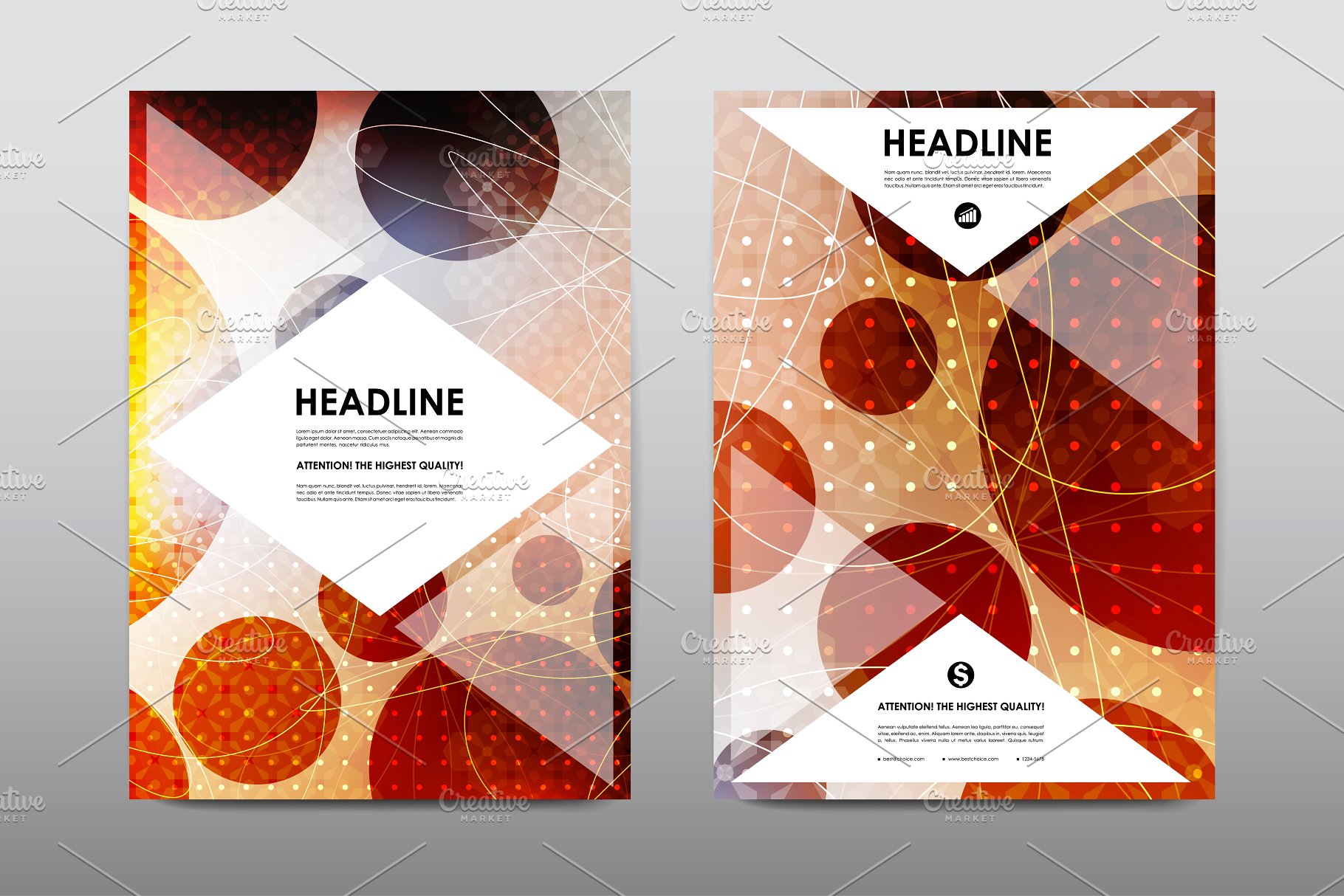 50+企业画册模板合集 50+ Business Brochures Bundle插图(18)