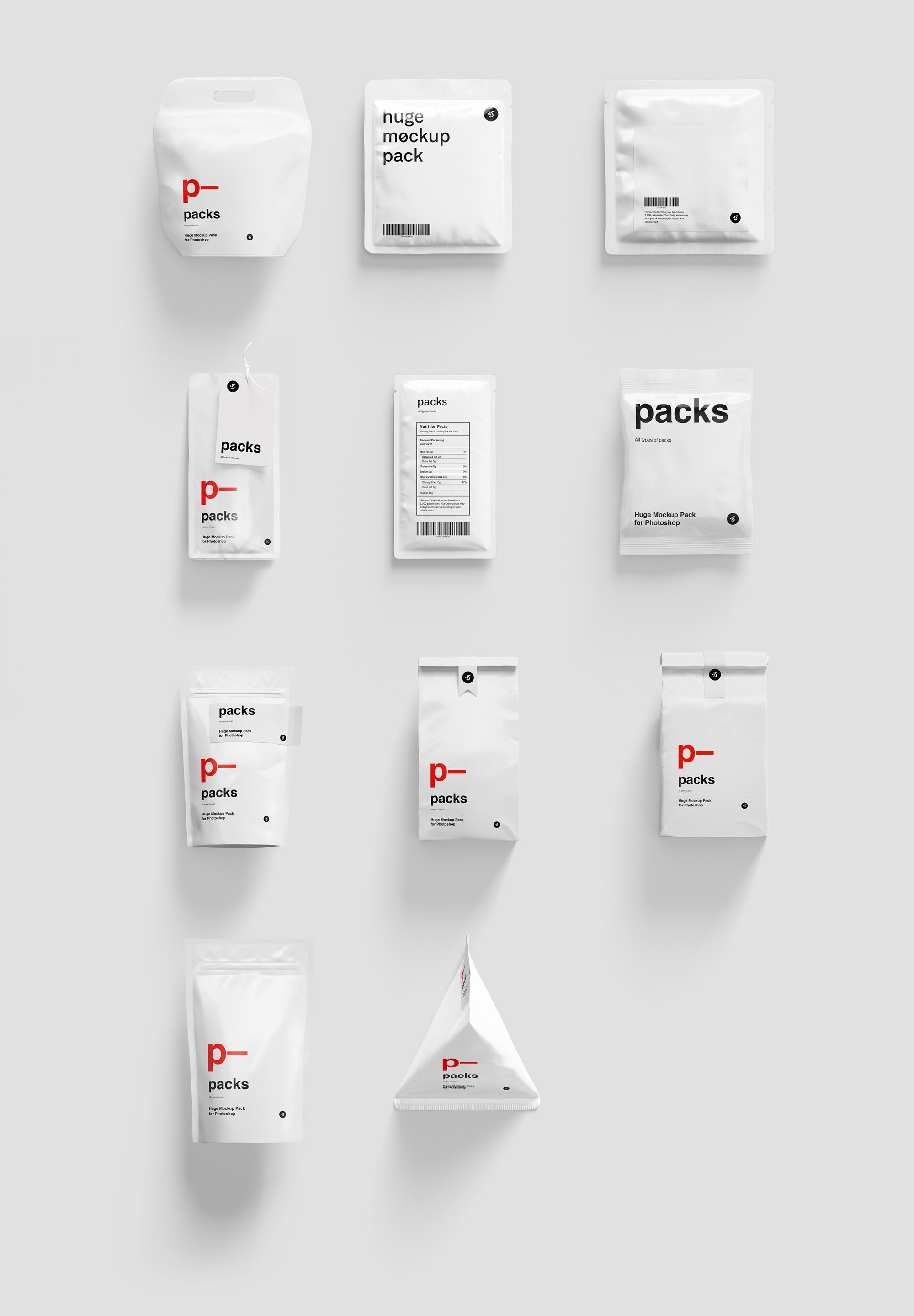 超高清食品包装样机大合集120 Packages Mockups插图(6)