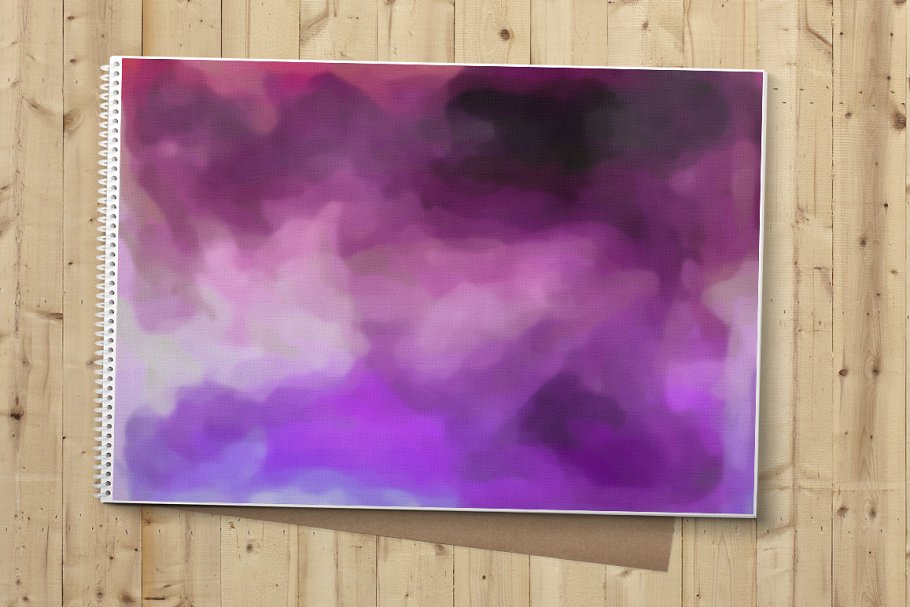 25个水彩晕染背景纹理 25 Watercolor Textures插图