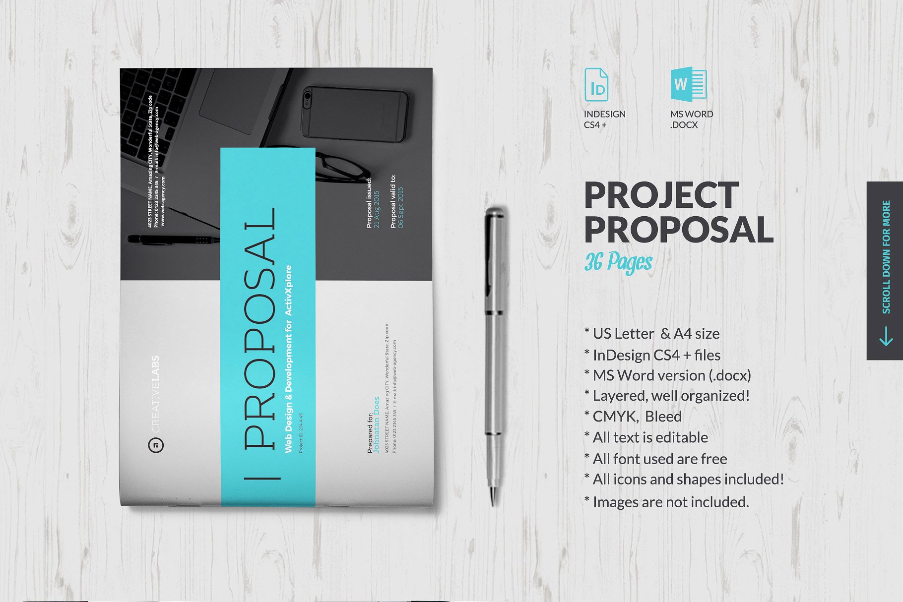 企业品牌宣传画册模板合集 Proposal Bundle插图(2)