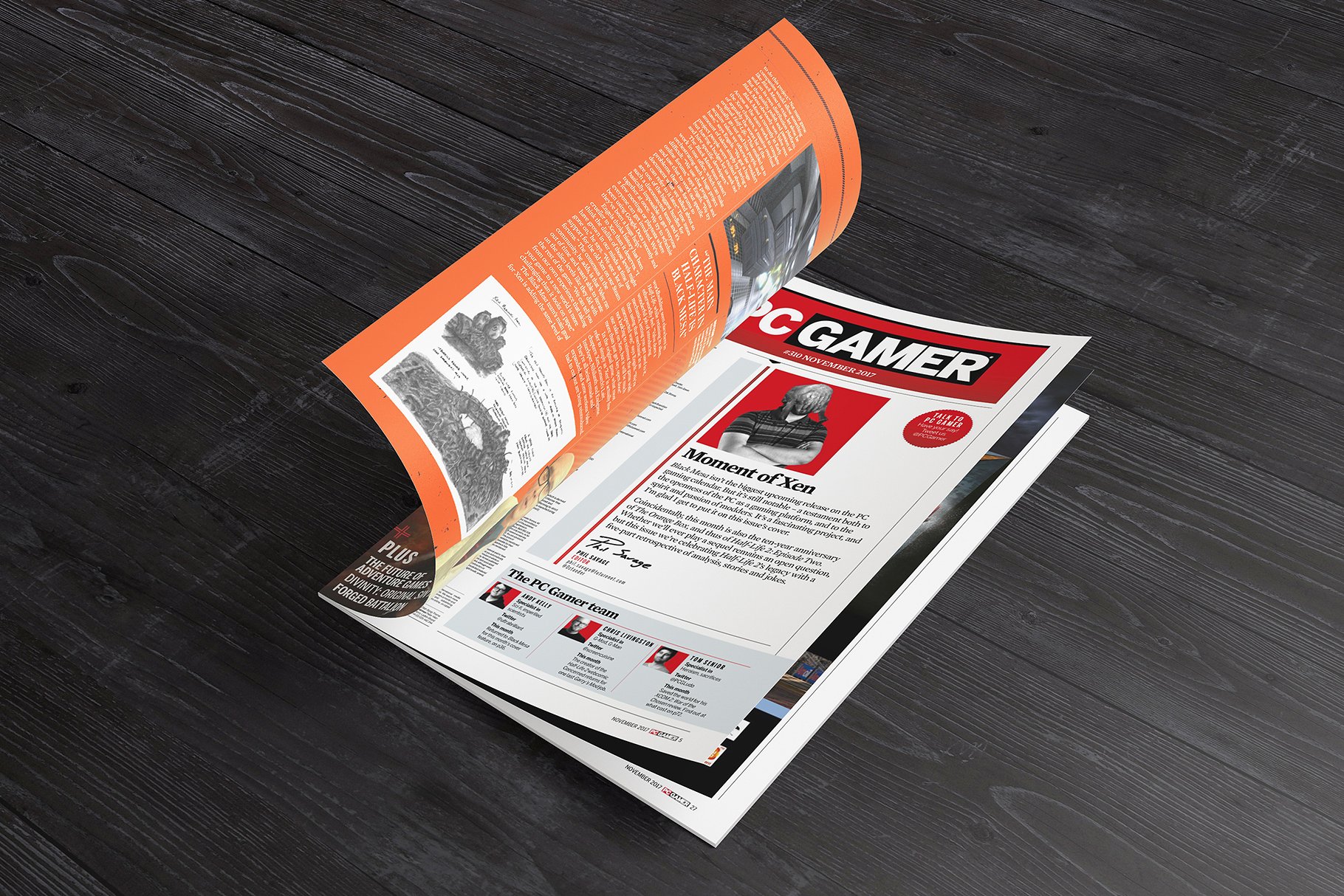 A5杂志封面封底及内页设计展示样机 A5 Magazine Mockups v.3插图(9)