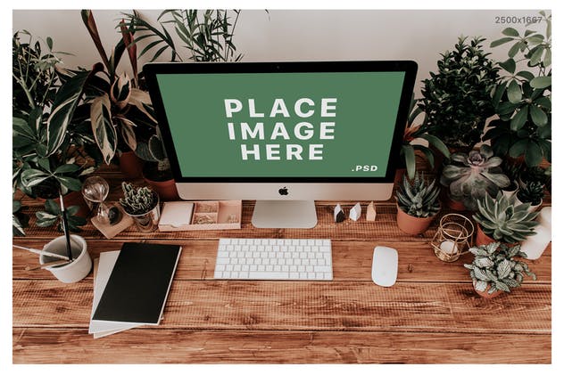 iMac＆Macbook办公场景样机 iMac & Macbook on Scenes Mock-ups插图(10)