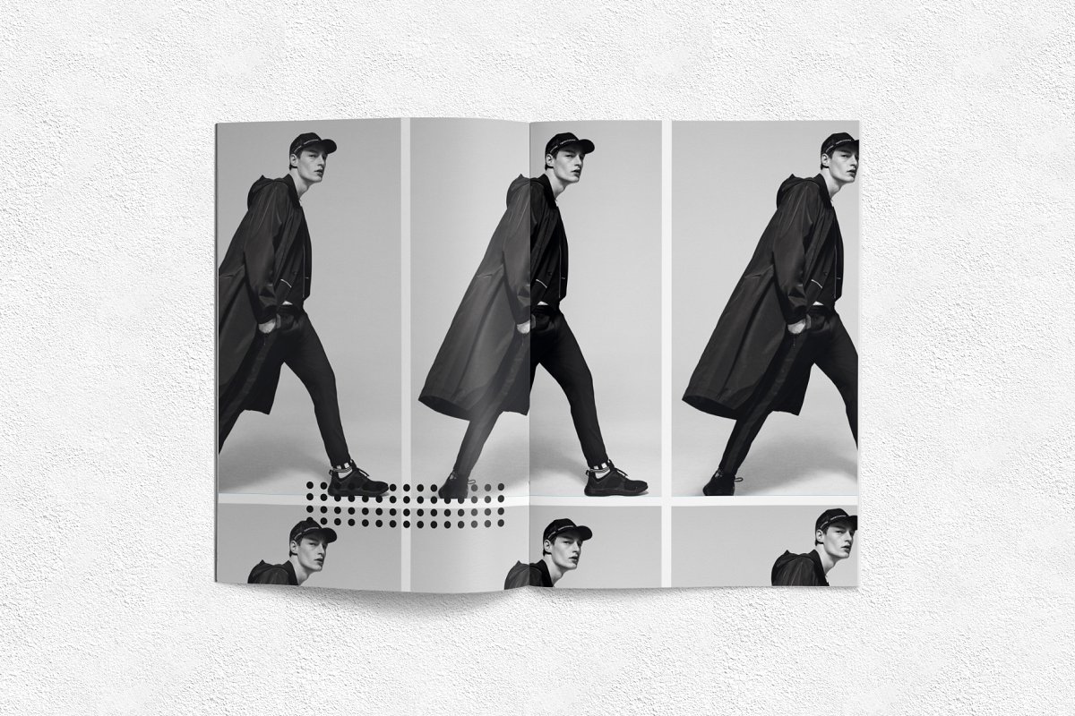 时尚男装杂志画册设计模板插图(9)