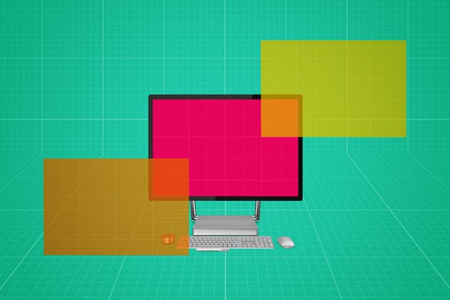 微软一体机电脑样机模板 Surface Studio Mockup V.2插图(11)