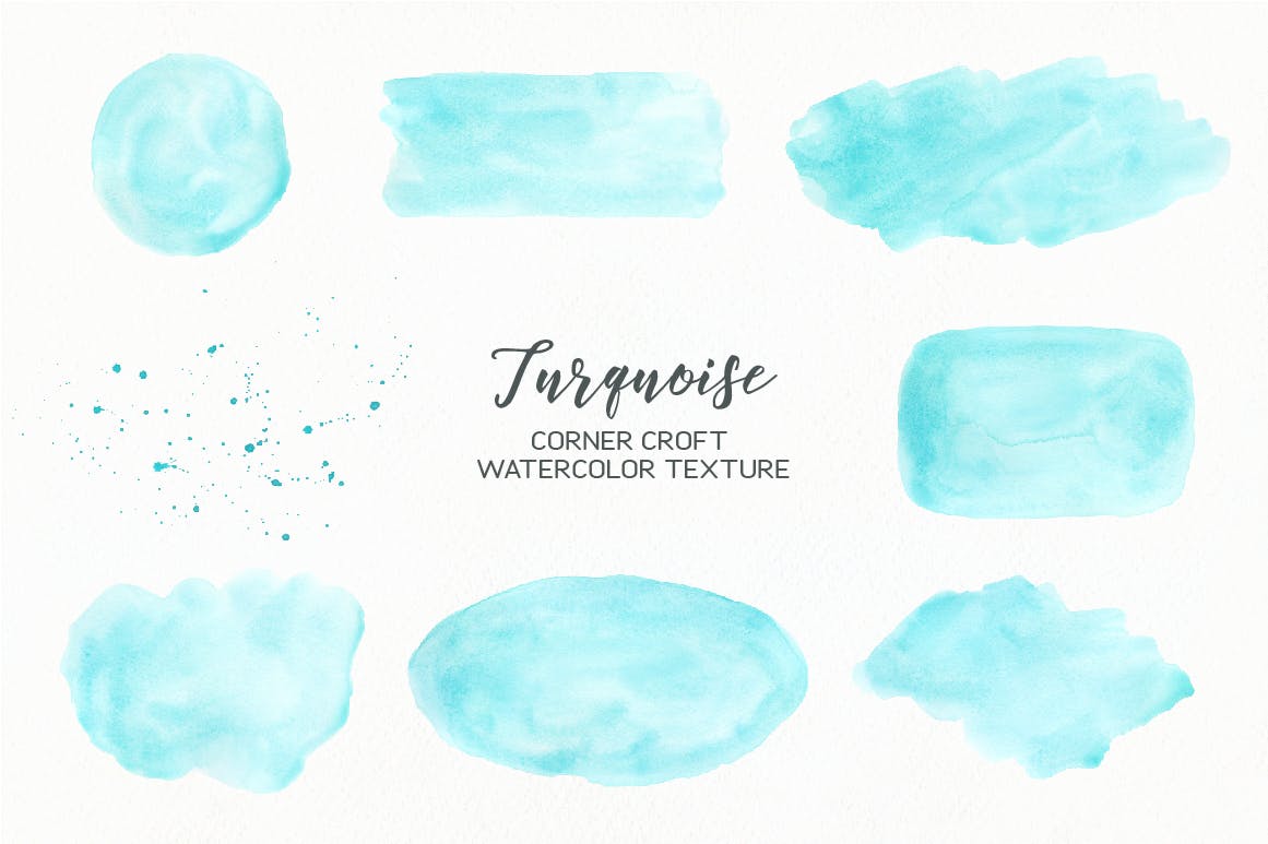 柔和色调水彩背景纹理素材 Shades of Pastel Cool Watercolor Texture插图(3)