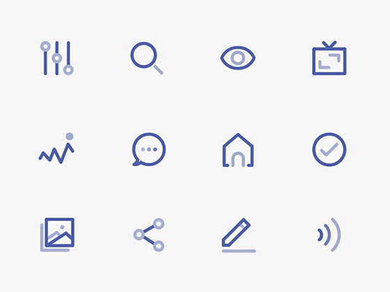 Roovie 图标集素材之家精选sketch素材