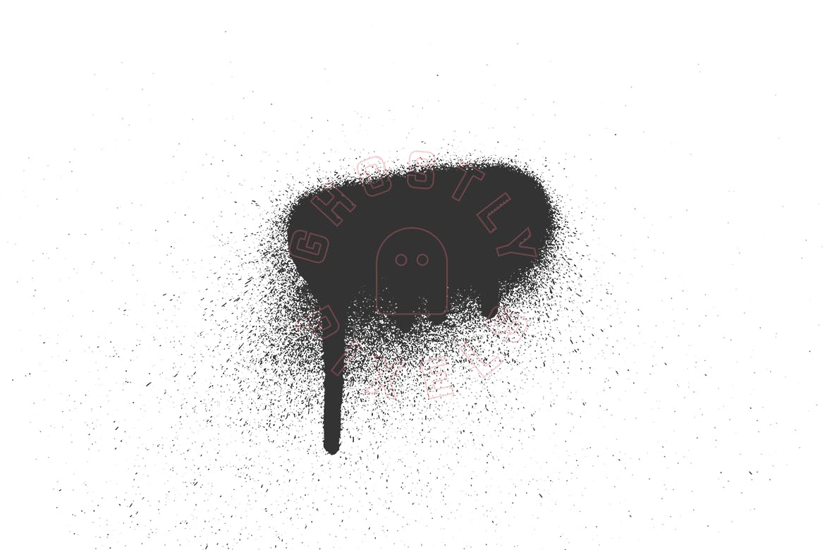 喷漆滴墨图案纹理肌理素材 Spray Paint Drip Textures插图(11)