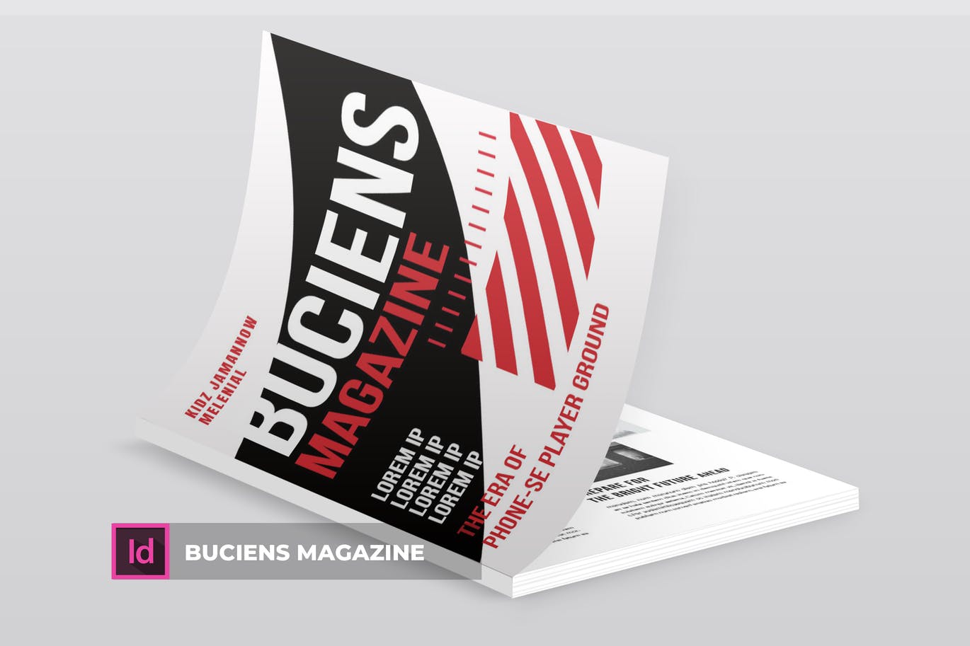 标准多用途杂志排版设计模板 Buciens | Magazine Template插图