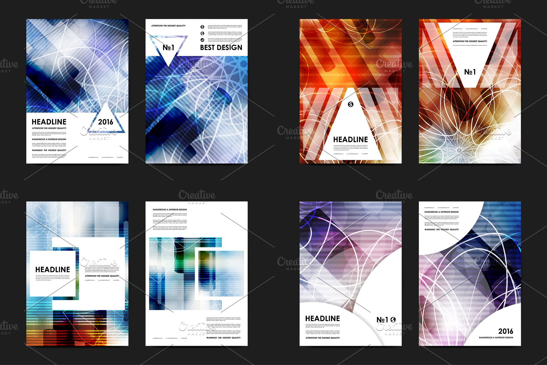 极力推荐：50+商业企业宣传传单模板 50+ Business Flyers Bundle插图(9)