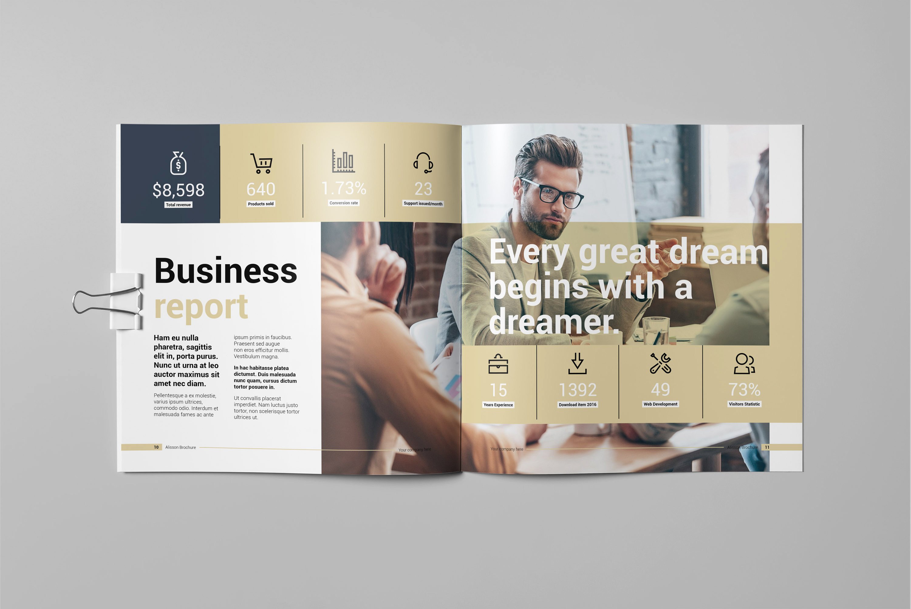 East Brochure–20页时尚简约的杂志模板下载[indd]插图(6)