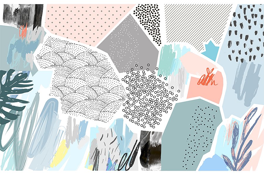 创意艺术图案纹理 Lightness. AI | PDF | JPEG + bonus插图