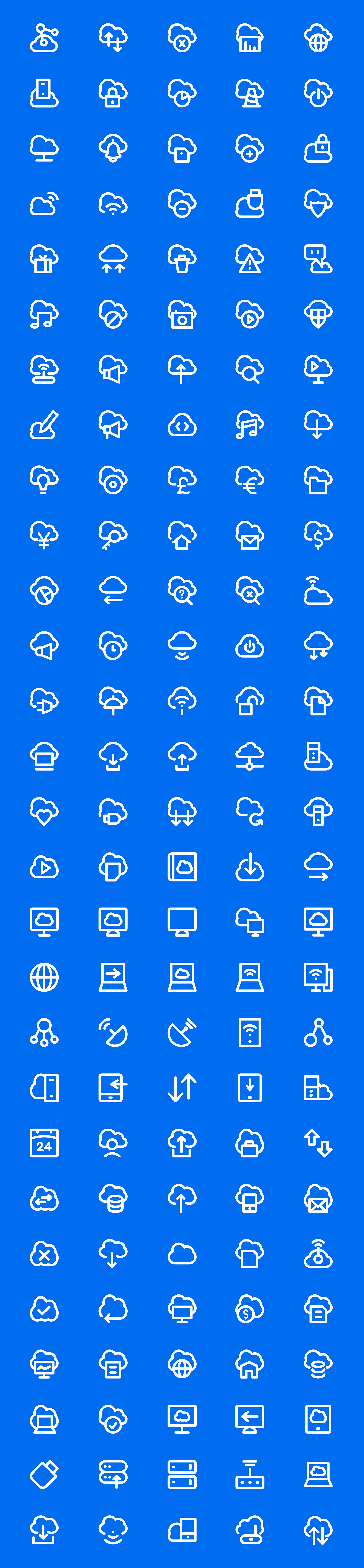 140 枚云计算图标