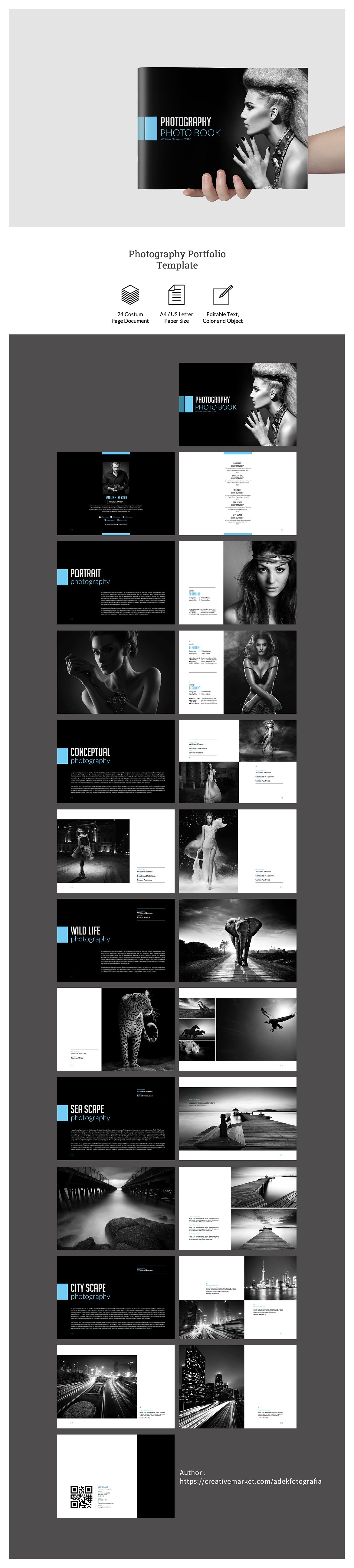 极具品味的一组摄影作品画册杂志模板插图