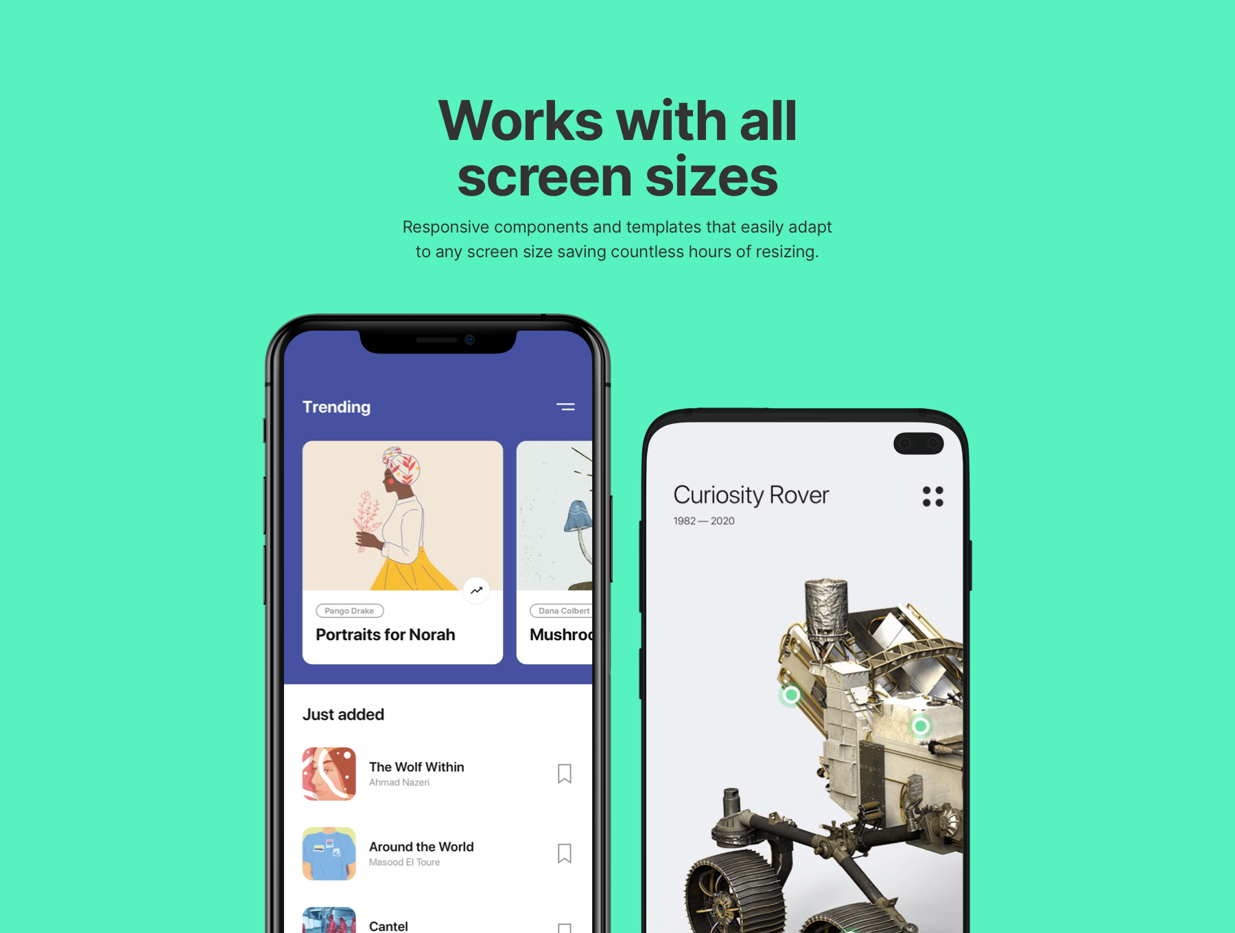 素材库下午茶：精美多用途的APP应用设计系统XD模板插图(5)