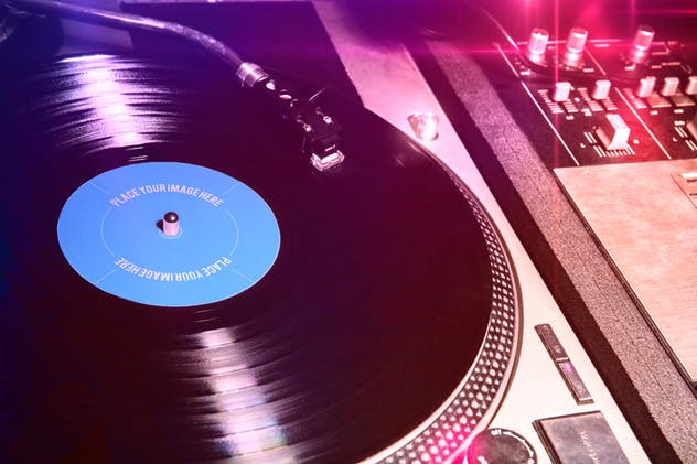 黑胶唱片&专辑封面样机套装 Vinyl Record & Album Cover Mock-ups – Party Pack插图(3)