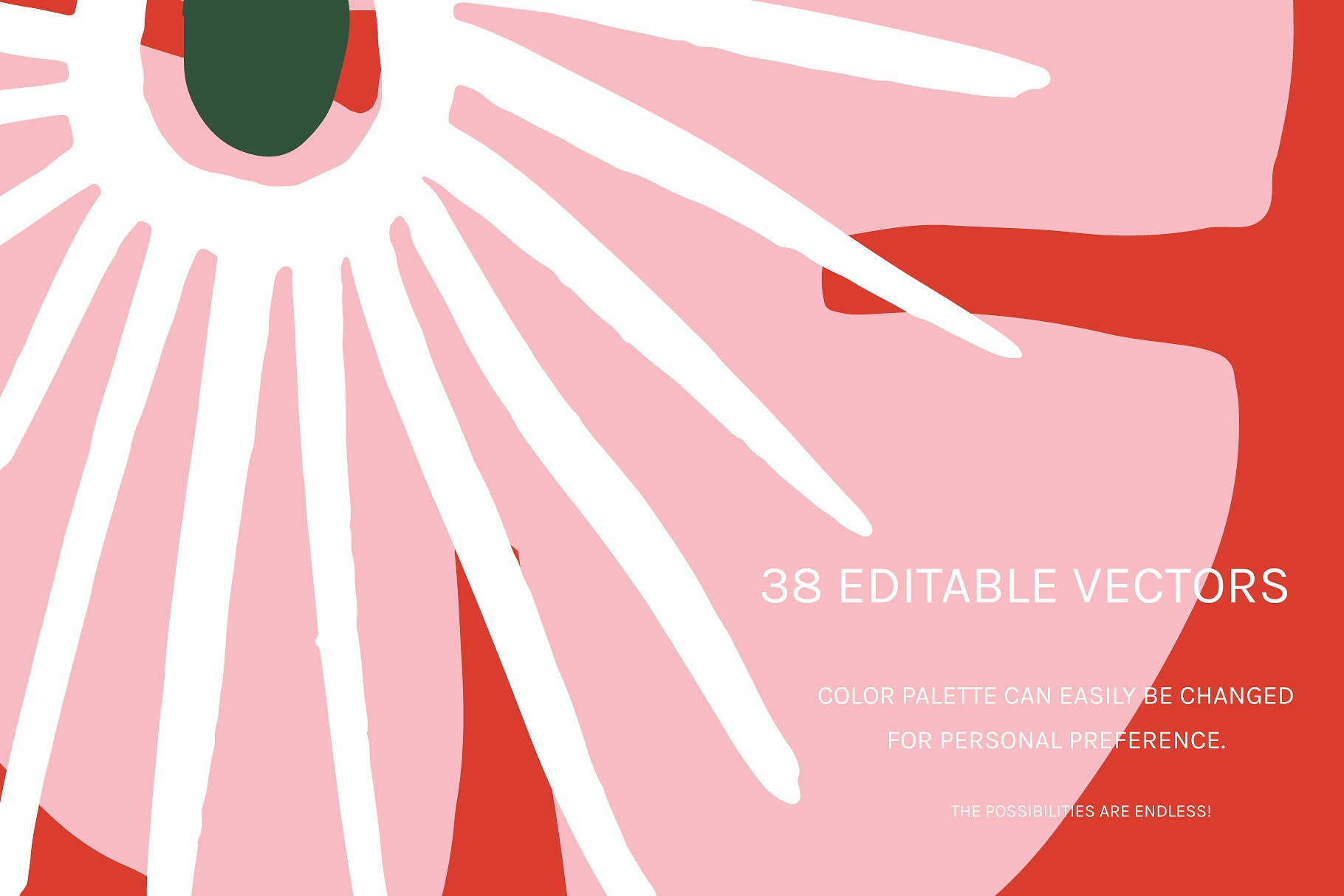 抽象热带无缝植物图案纹理 Abstract Tropics | Boards + Patterns插图(6)