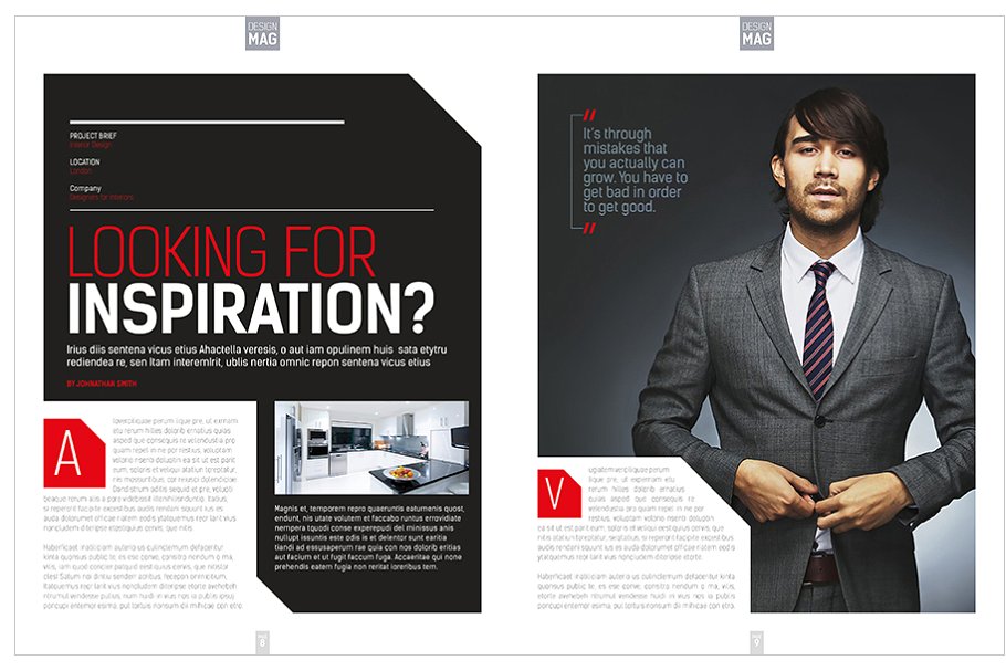 多用途企业时尚高效/时事资讯InDesign杂志模板vol.7插图(8)