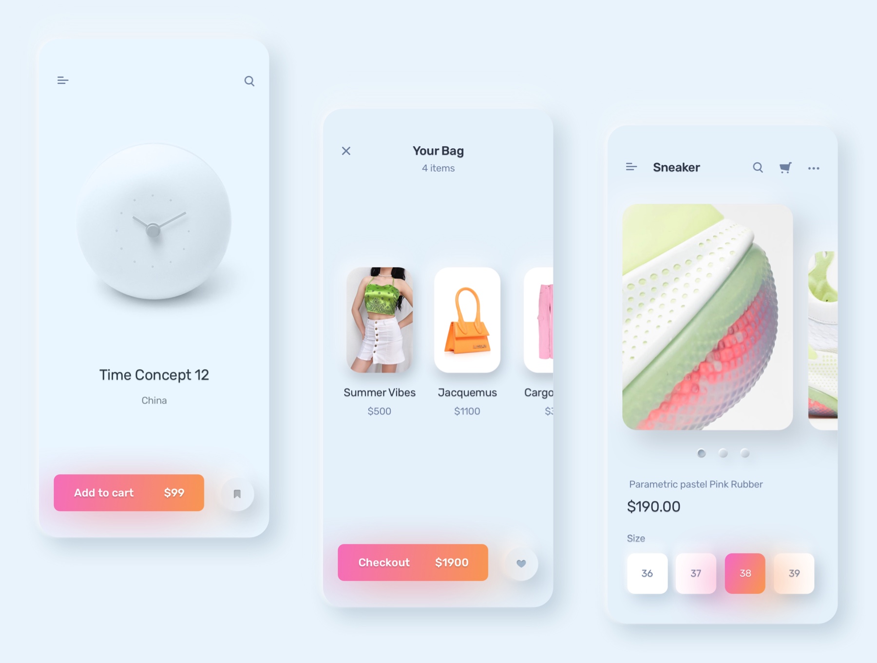素材库下午茶：电商购物&金融类拟物化APP应用UI设计素材库精选套件[FIG]插图(8)
