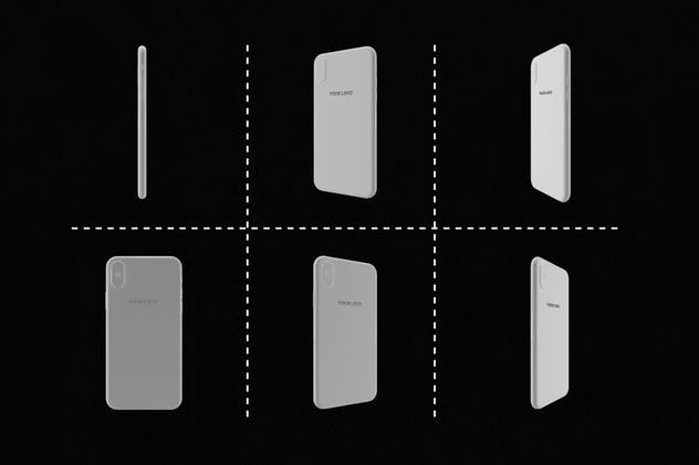 极简主义 iPhone X 样机模板 Minimal iPhone Mockup插图(5)