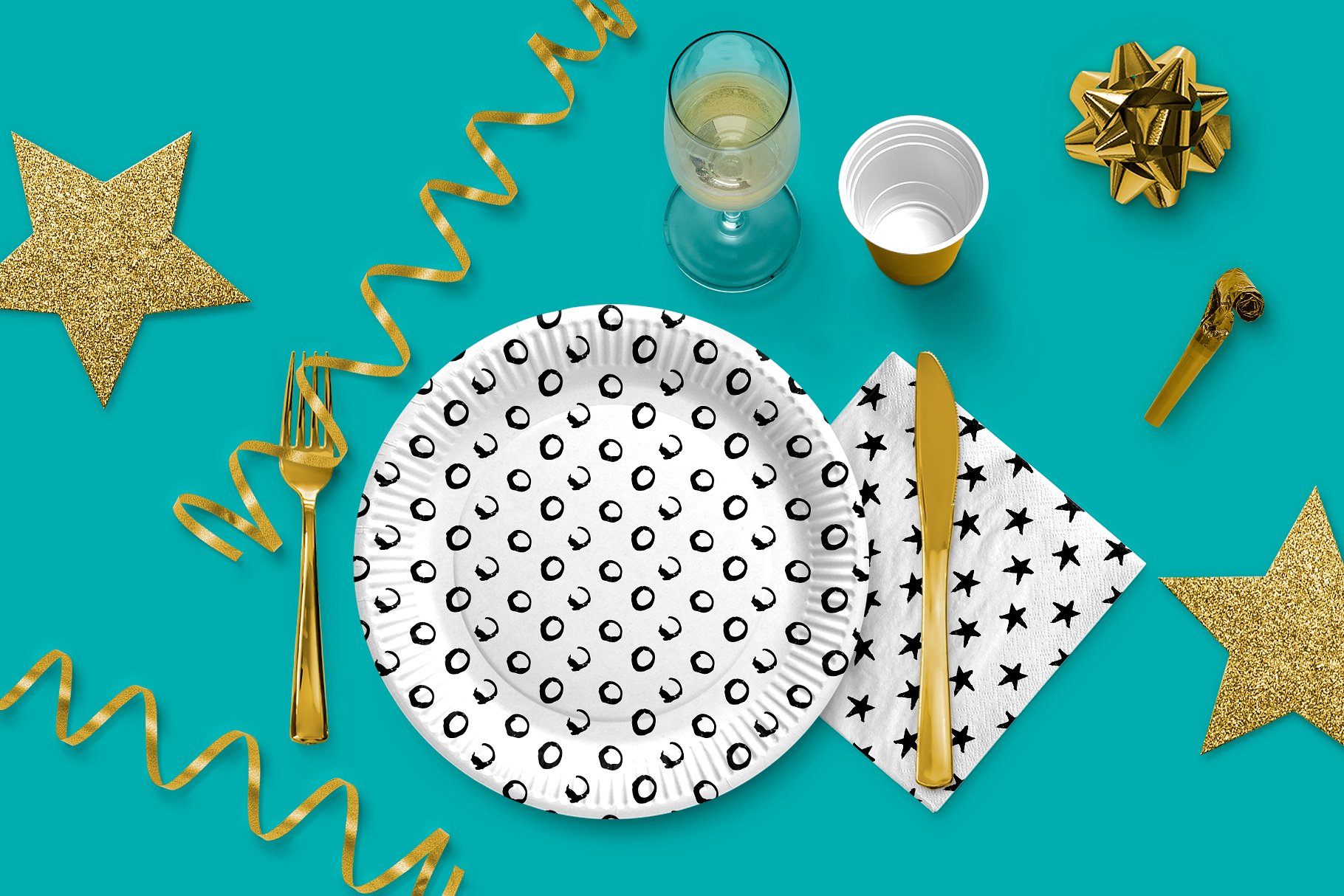 30款无缝模式的油墨图案背景纹理下载[eps,png,jpg]插图(4)