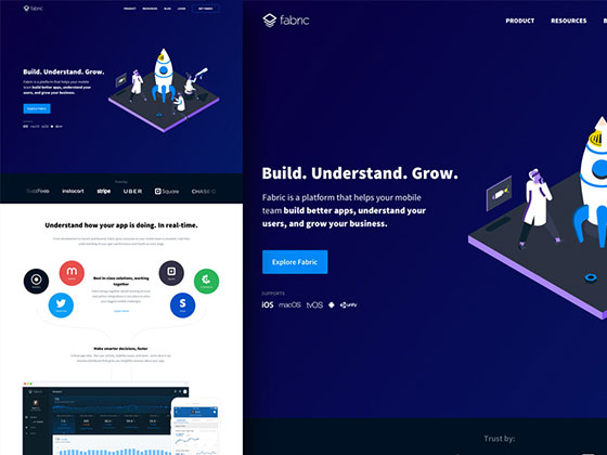 Fabric 主页素材之家精选sketch素材