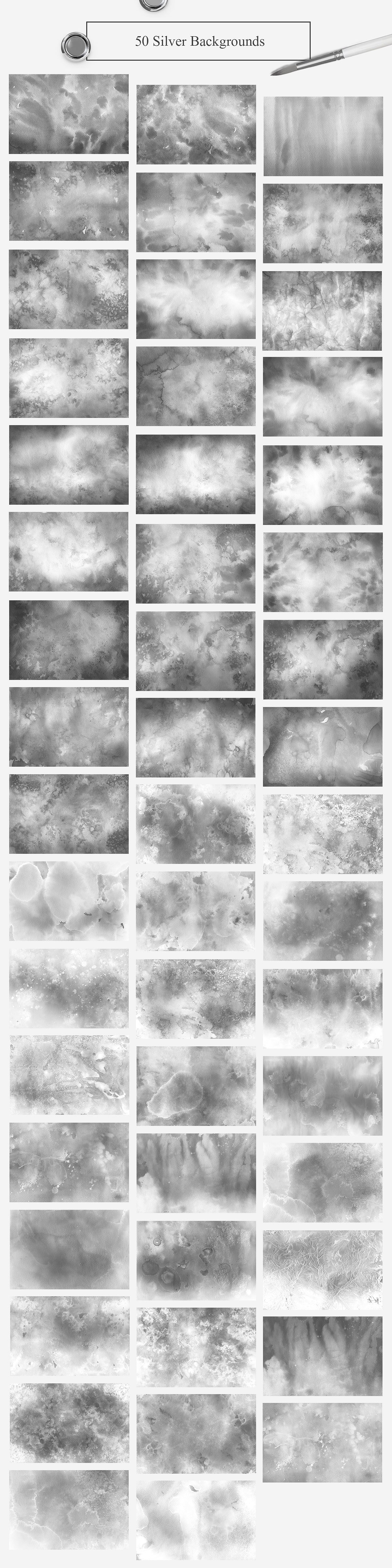 500张水彩纹理背景素材大合集3.32G[jpg]插图(14)