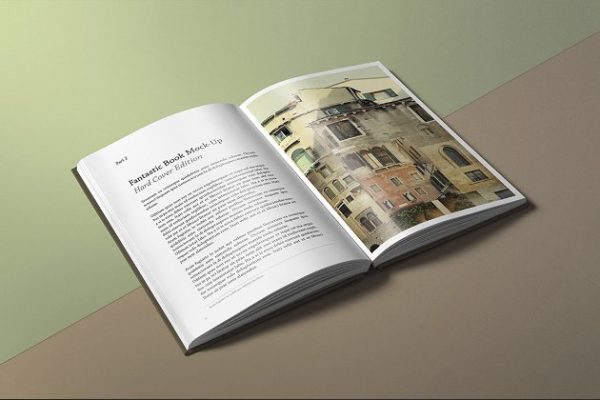 精装硬封图书样机模板 Book Mock-Up / Hard Cover Edition