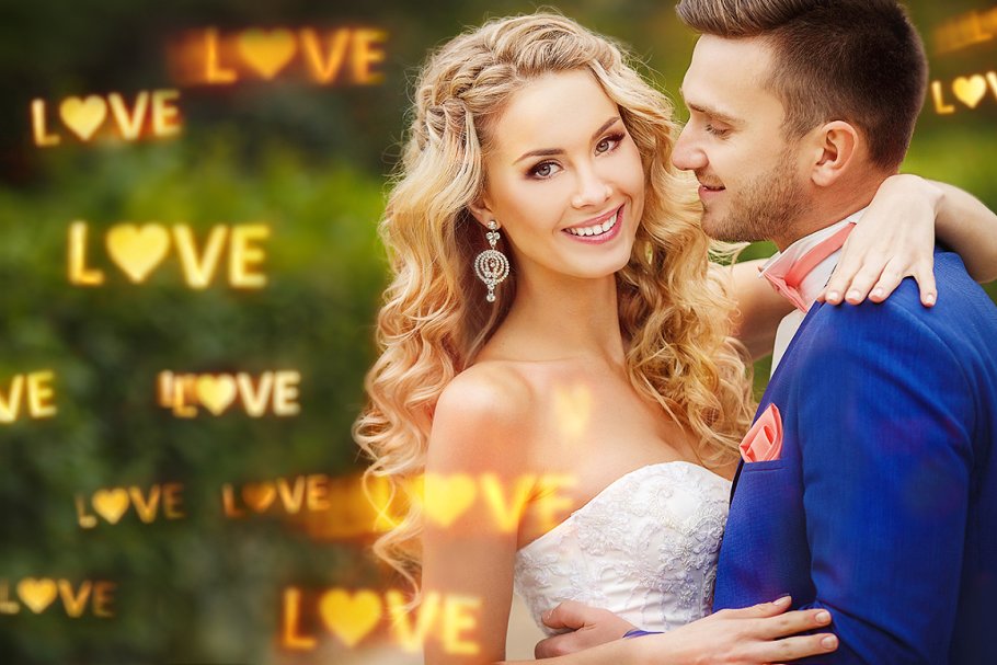 浪漫散景照片视频叠层背景素材 Born in Love Bokehs插图(4)