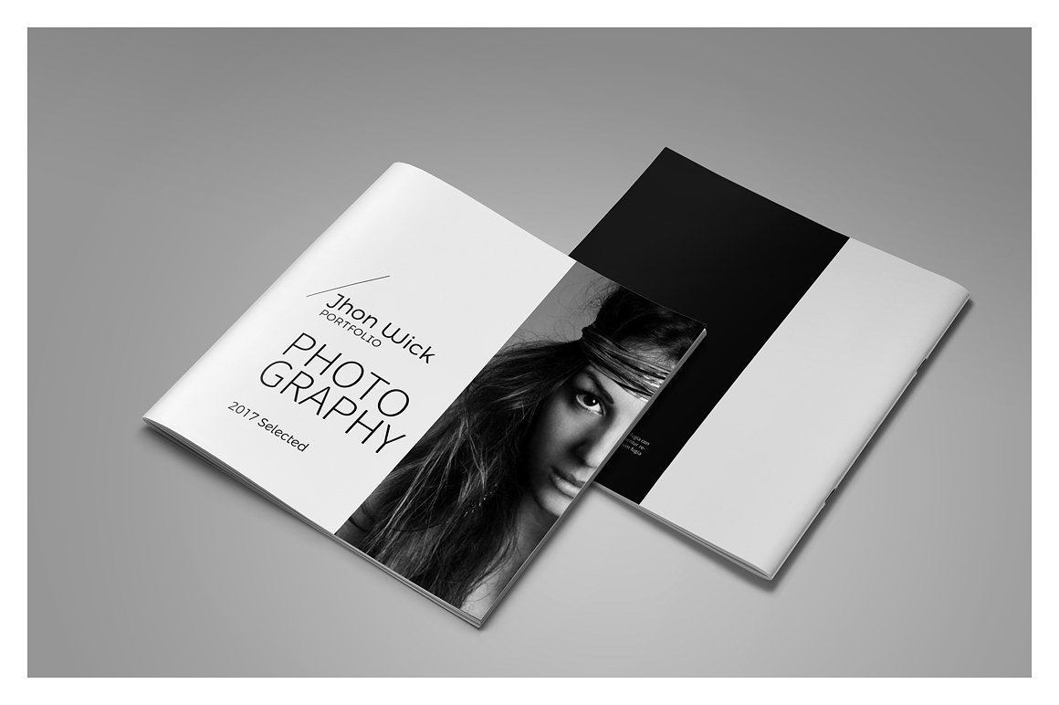 摄影作品展示杂志画册模板插图(12)