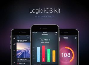 好用的标准数据类APP UI kits套装下载[Sketch]