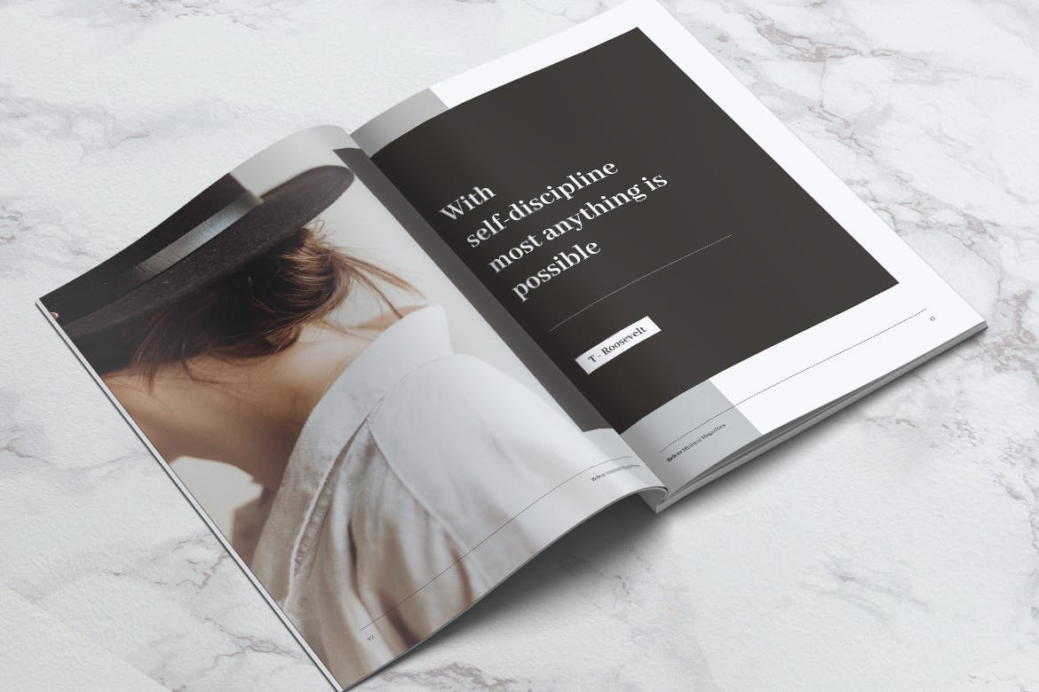 高端优雅时尚服饰杂志版式设计模板 BELEZA Fashion Magazines插图(6)