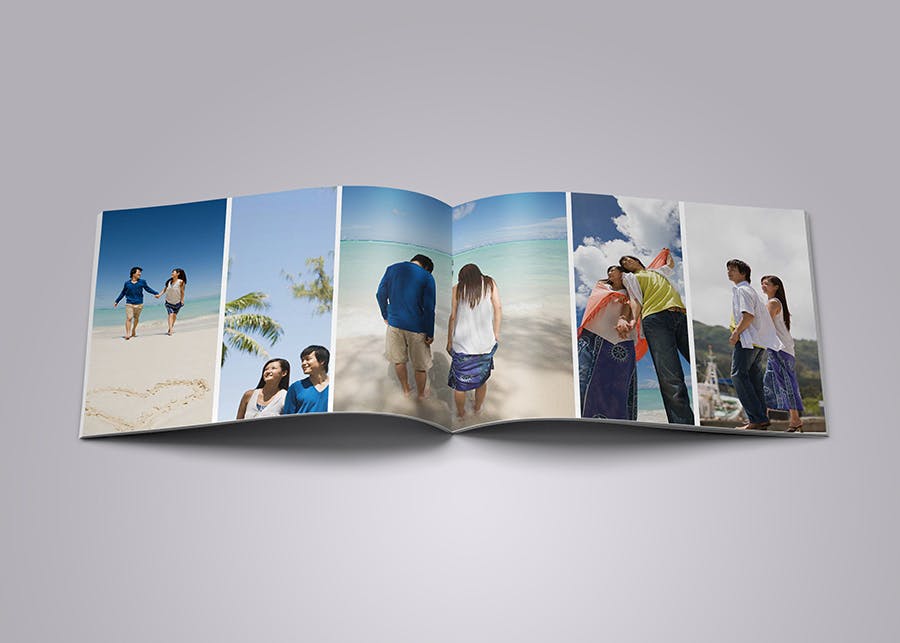 现代时尚简约风格婚纱照画册设计模板 Wedding Photo Album插图(11)