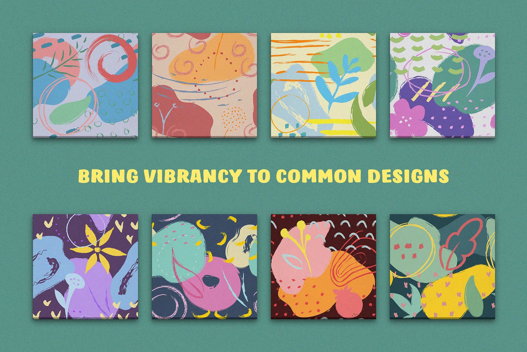 艺术家抽象油画图案纹理 Artistic Dimension Abstract Patterns插图(3)