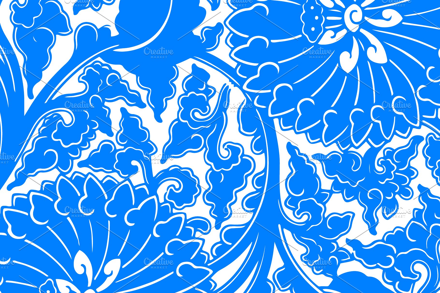 60种配色1440款花卉图案纹理 1,440 Floral Patterns in 60 Colors插图(5)