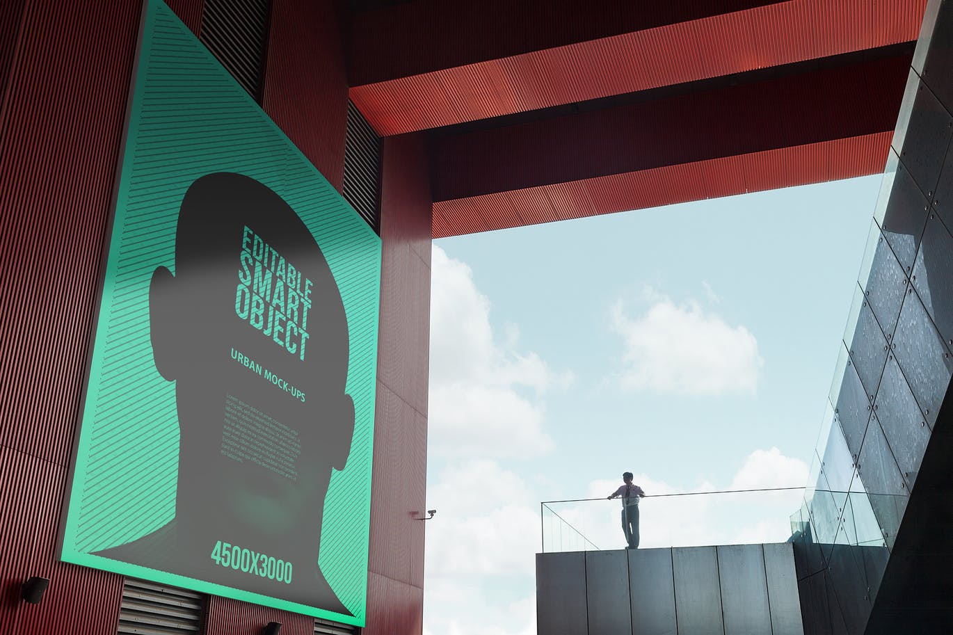 城市海报广告牌设计效果图预览样机素材库精选模板#1 Urban Poster / Billboard Mock-up – Huge Edition #1插图
