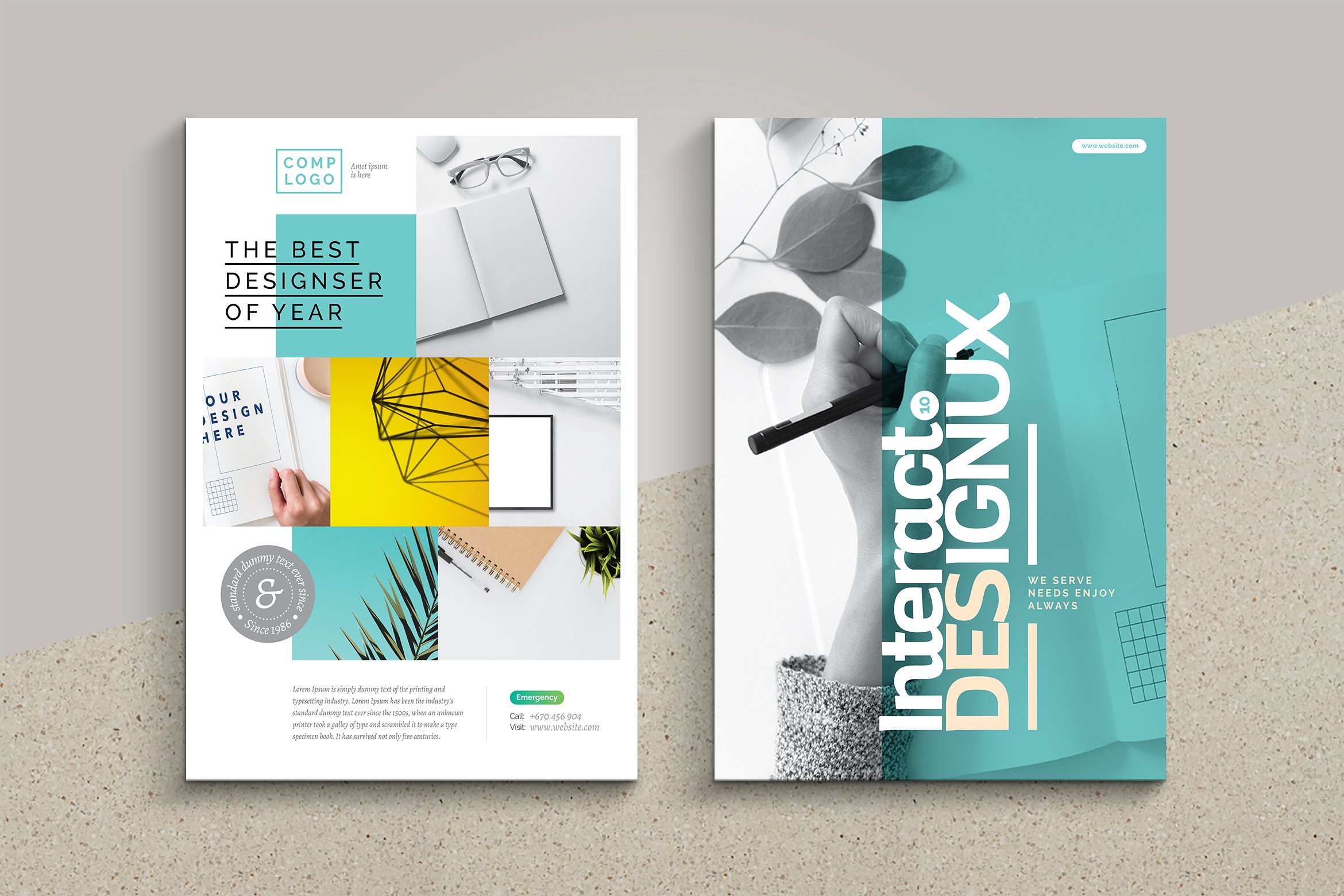 10款年度最佳设计的海报模板下载 Best 10 Flyer Poster Bundle [eps]插图(5)