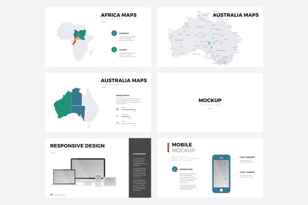 创意商业提案PPT幻灯片演示模板V.32 Multipurpose PowerPoint Template V.32插图(14)