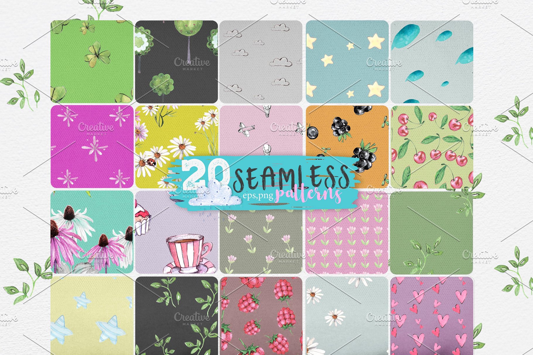 超级可爱儿童主题设计素材合集[2.24GB] FAIRY-TALE LAND插图(21)