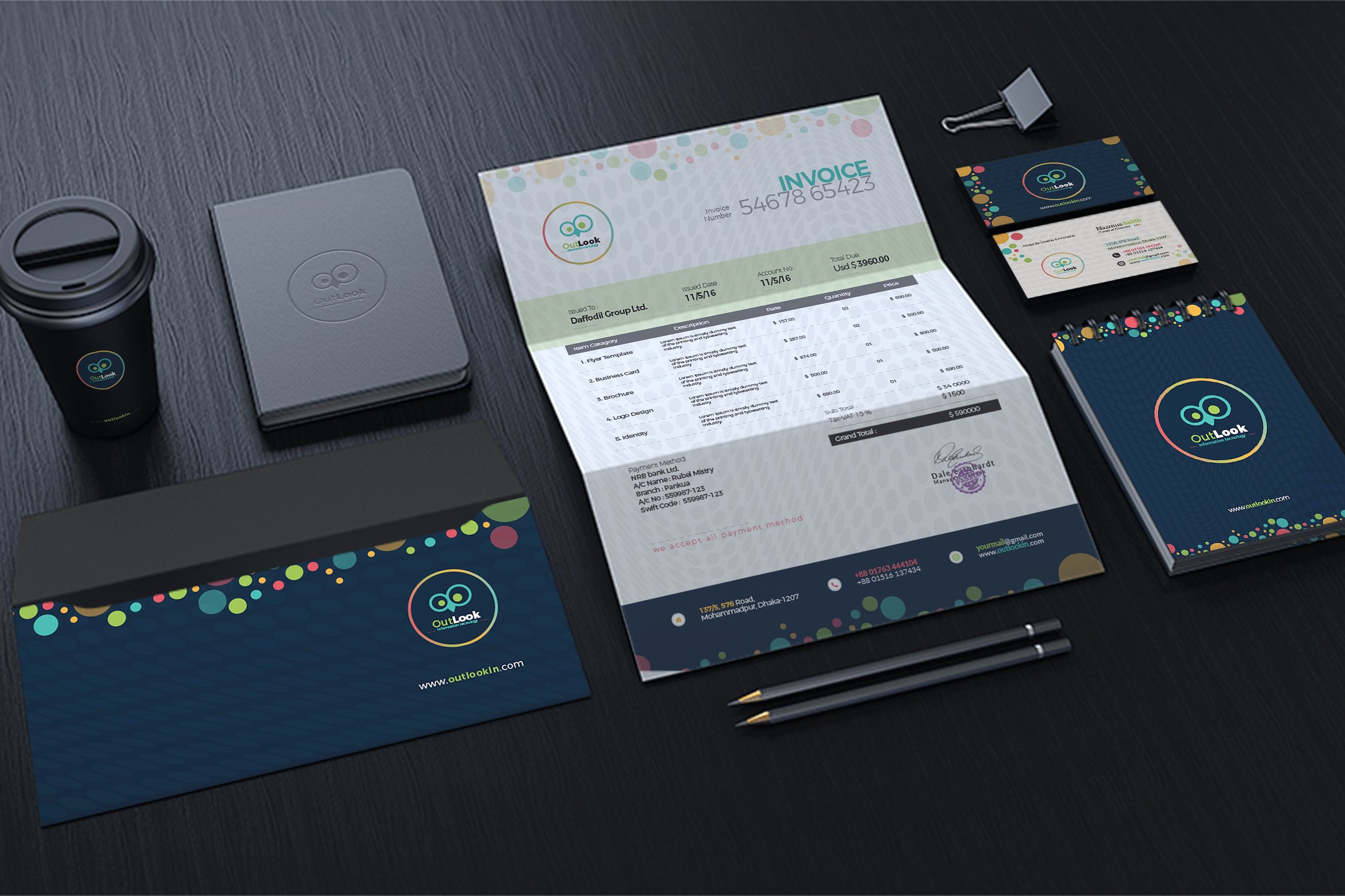 超级品牌 VI 展示样机集合 Branding Corporate Identity插图(1)