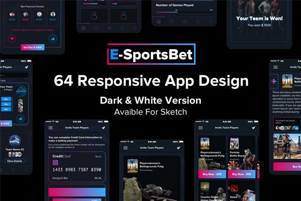素材库下午茶：游戏虚拟商品交易平台APP UI KITS[for Sketch]