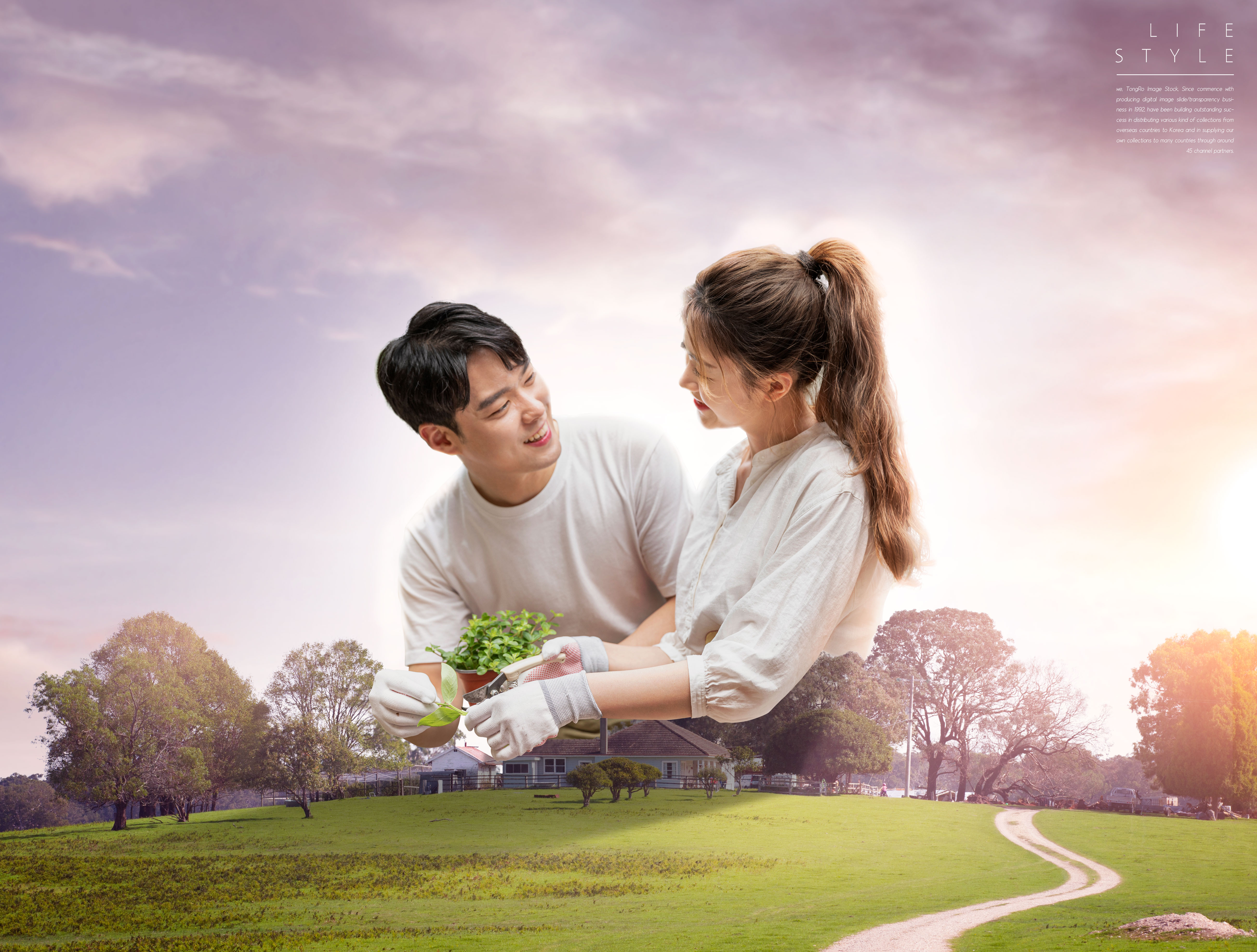 悠闲自在的农场生活主题海报设计套装V.2插图(4)