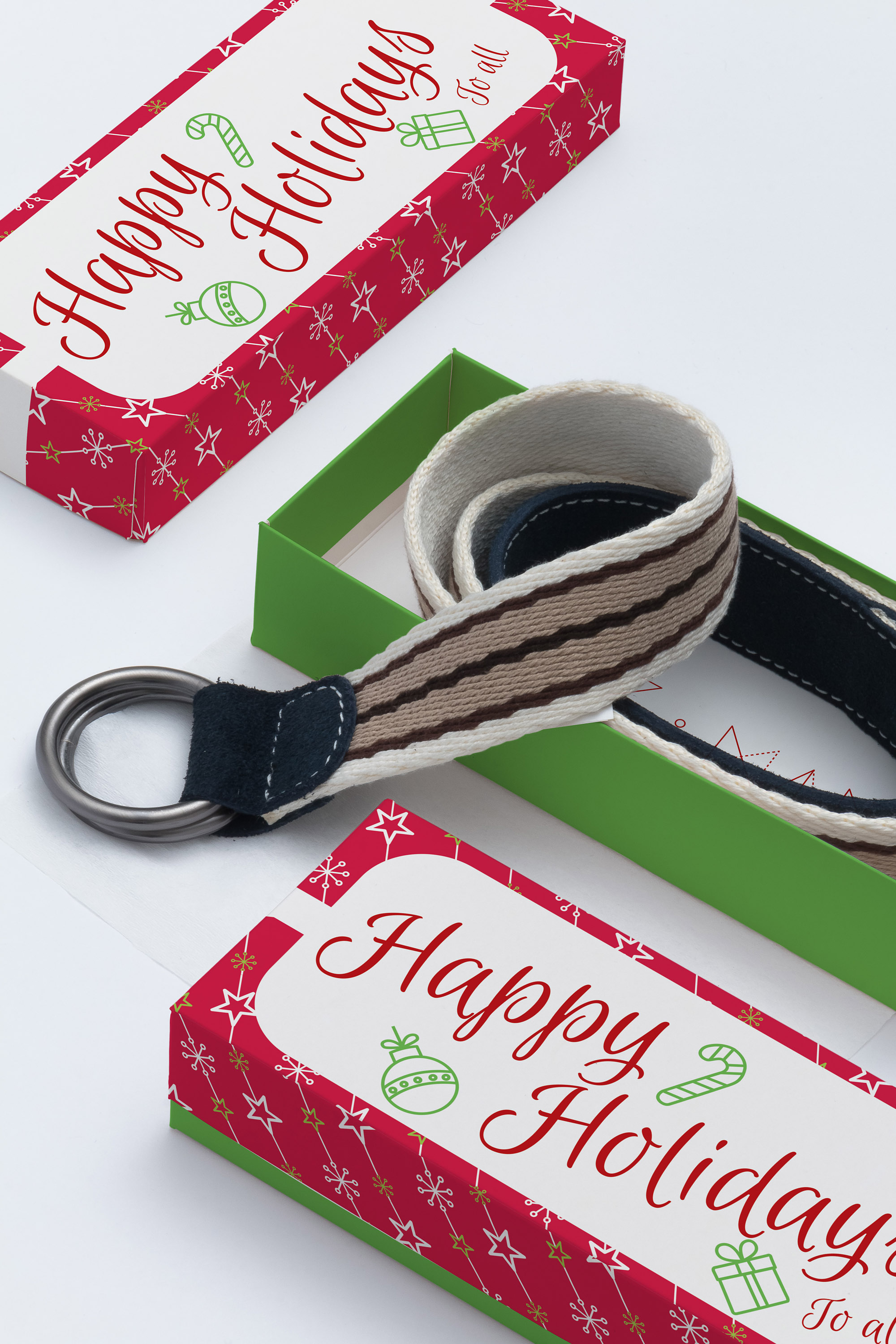 矩形礼品盒外观设计预览样机模板01 Rectangular Gift Box Mockup 01插图(1)