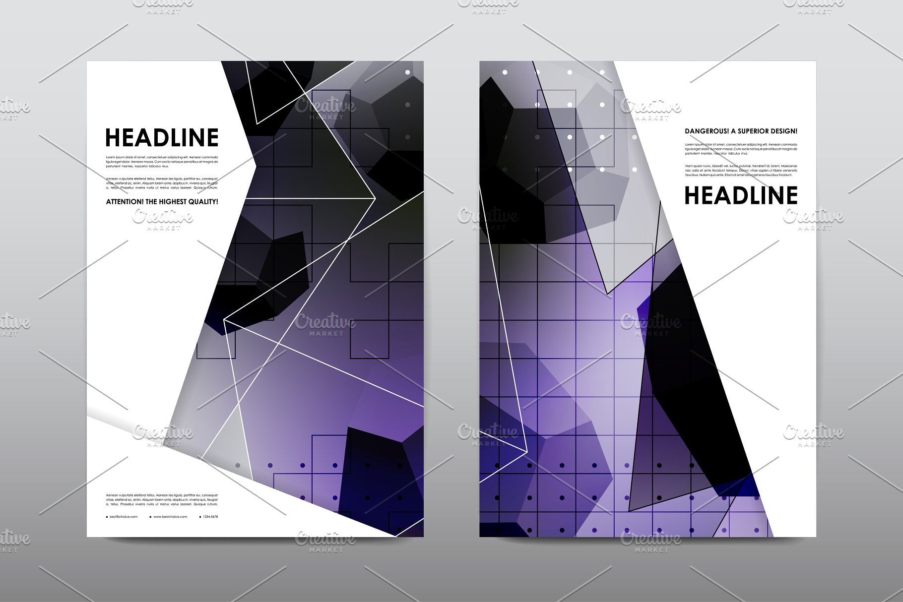 极力推荐：50+企业商业介绍宣传小册子模板 50+ Business Brochures Bundle插图(54)