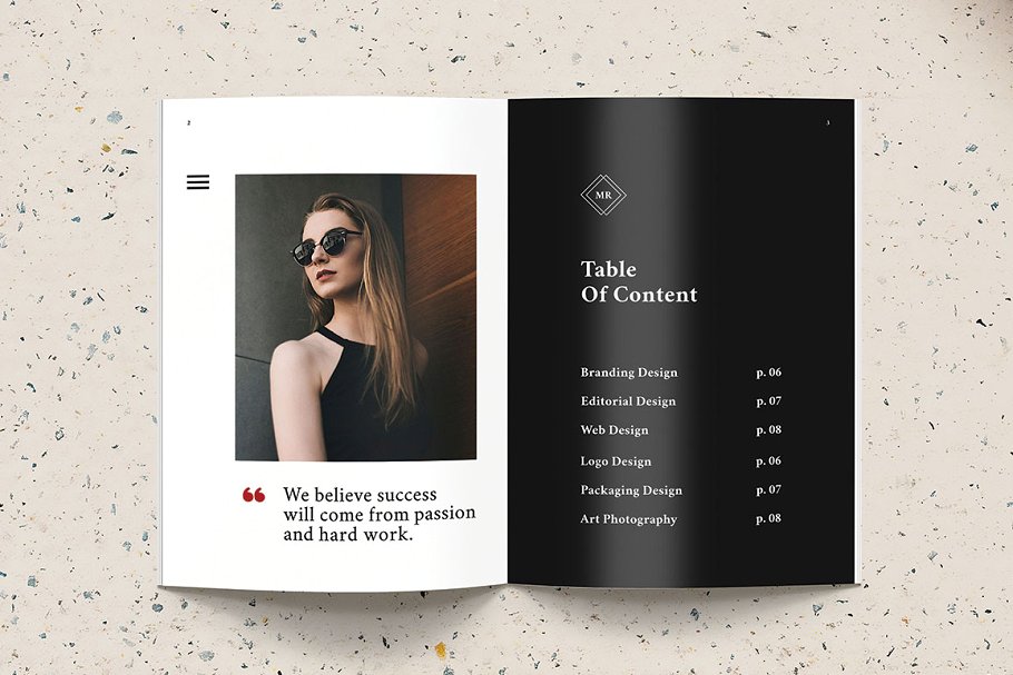 多用途时尚摄影/产品宣传册插图(2)