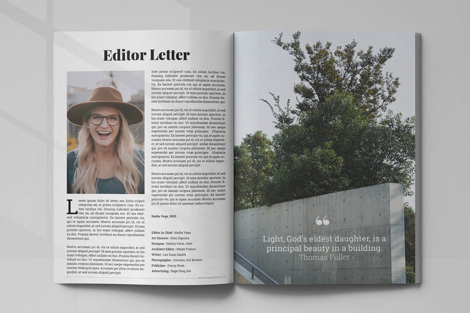 室内设计主题素材库精选杂志排版设计模板 Inscape Interior Magazine插图(1)