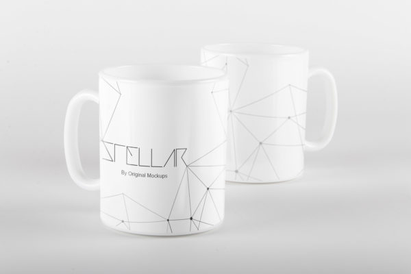 马克杯陶瓷杯外观图案设计效果图样机03 Mug Mockup 03