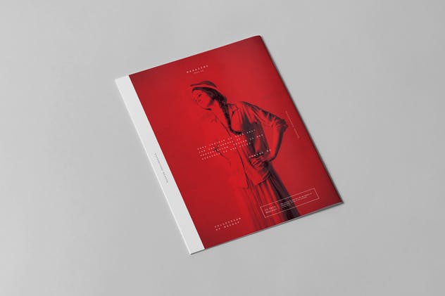 美国信纸规格画册小册子样机模板v3 US Letter Brochure Mock-up 3插图(2)