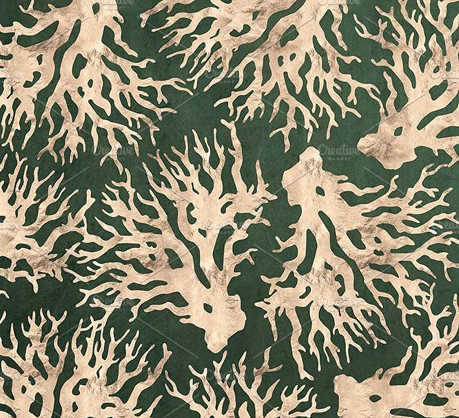 玫瑰金箔背景纹理 Neptune’s Gate Rose Gold Patterns插图(4)