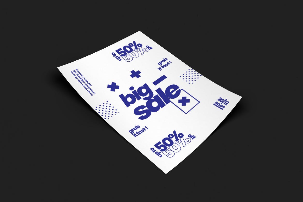 简约文字&符号版式设计海报PSD素材素材库精选 Raul Poster Design插图(1)